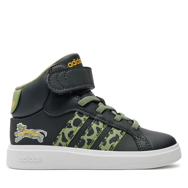 adidas Superge adidas Grand Court Mid Lionking K IF4094 Črna