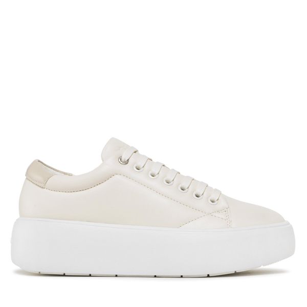 Calvin Klein Superge Calvin Klein Bubble Cupsole Lace Up HW0HW01356 Bež