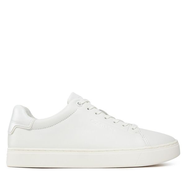 Calvin Klein Superge Calvin Klein Clean Cupsole Lace Up HW0HW01863 Bela