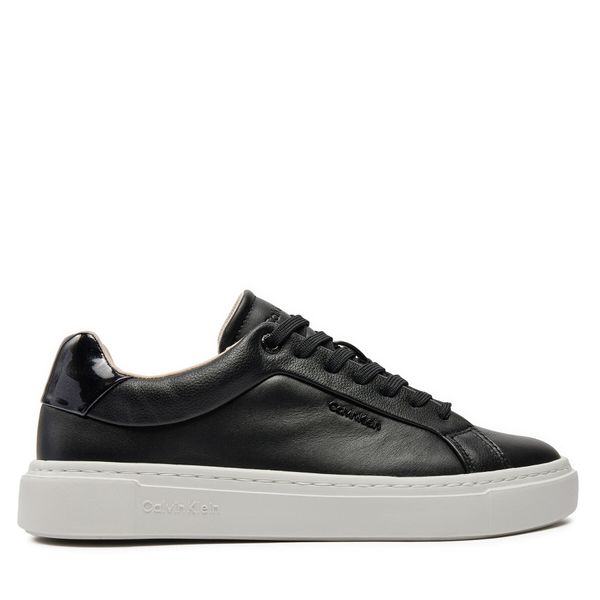 Calvin Klein Superge Calvin Klein Cupsole Lace Up W/Ml Lth HW0HW02119 Črna