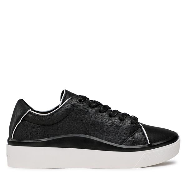 Calvin Klein Superge Calvin Klein Cupsole Wave Lace Up HW0HW01349 Črna