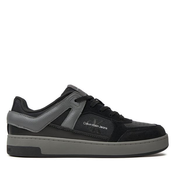 Calvin Klein Jeans Superge Calvin Klein Jeans Basket Cup Low Laceup Lth Ml Mtr YM0YM00994 Črna