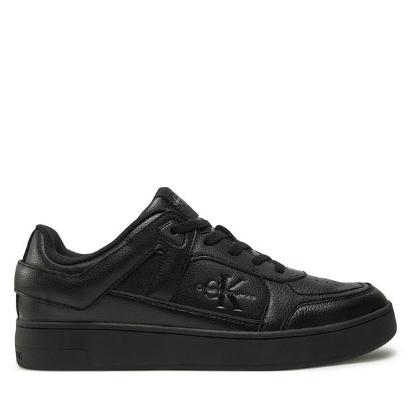 Calvin Klein Jeans Superge Calvin Klein Jeans Basket Cup Low Laceup Tumbled YM0YM01150 Črna