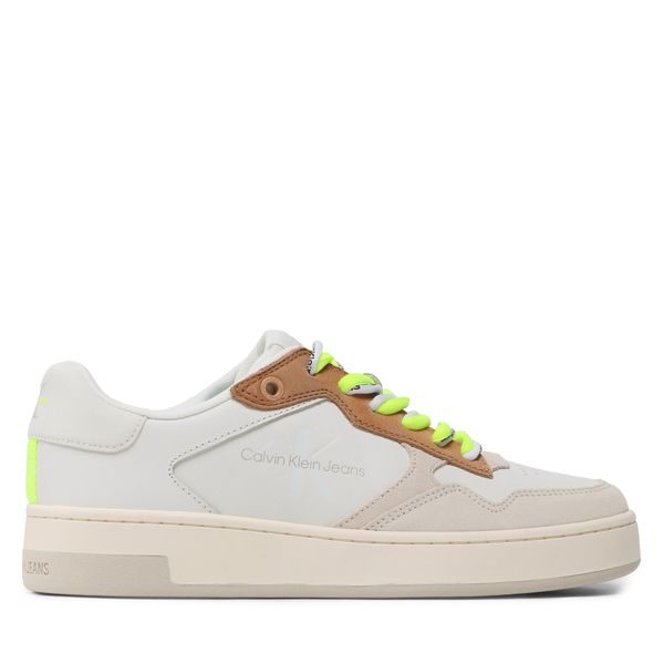 Calvin Klein Jeans Superge Calvin Klein Jeans Basket Cupsole Fluo Contrast YW0YW00920 Bela