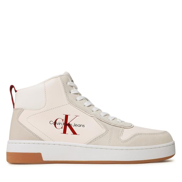 Calvin Klein Jeans Superge Calvin Klein Jeans Basket Cupsole Irreg Lines YM0YM00612 Eggshell/Ancient White 0F9