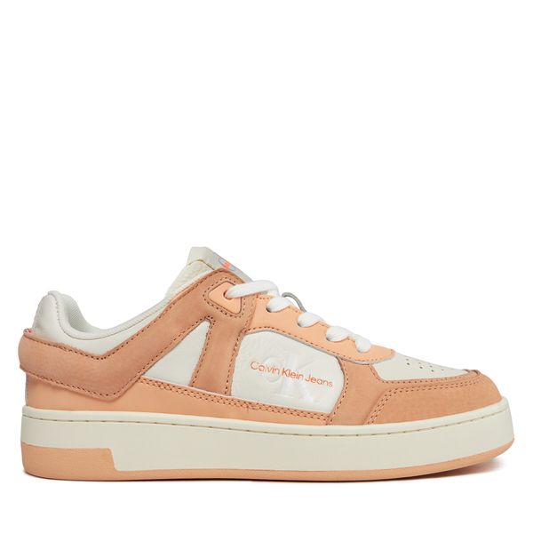 Calvin Klein Jeans Superge Calvin Klein Jeans Basket Cupsole Low Mix Ml Fad YW0YW01301 Oranžna