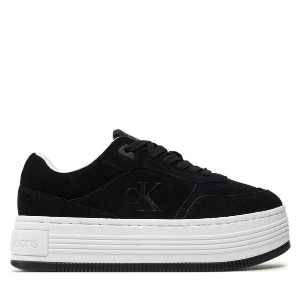 Calvin Klein Jeans Superge Calvin Klein Jeans Bold Platf Laceup Low Mg Suede YW0YW01575 Črna