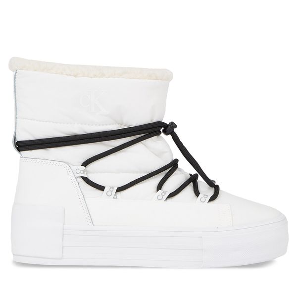 Calvin Klein Jeans Superge Calvin Klein Jeans Bold Vulc Flatf Snow Boot Wn YW0YW01181 Bright White/Black YBR