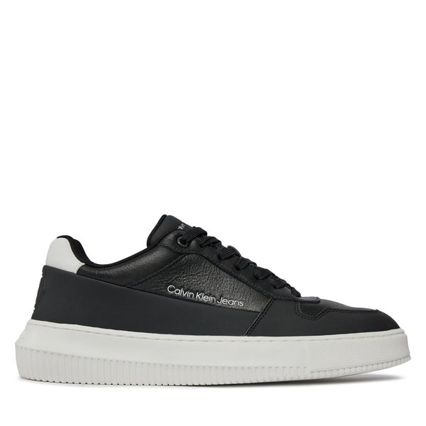 Calvin Klein Jeans Superge Calvin Klein Jeans Chunky Cupsole Low Lth In Sat YM0YM00873 Black/Bright White 0GM
