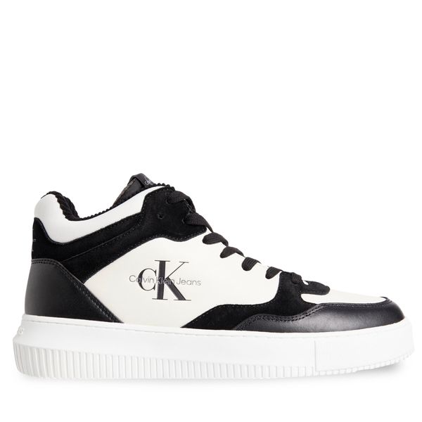 Calvin Klein Jeans Superge Calvin Klein Jeans Chunky Mid Cupsole Coui Lth Mix YM0YM00779 Black/Creamy White 00W