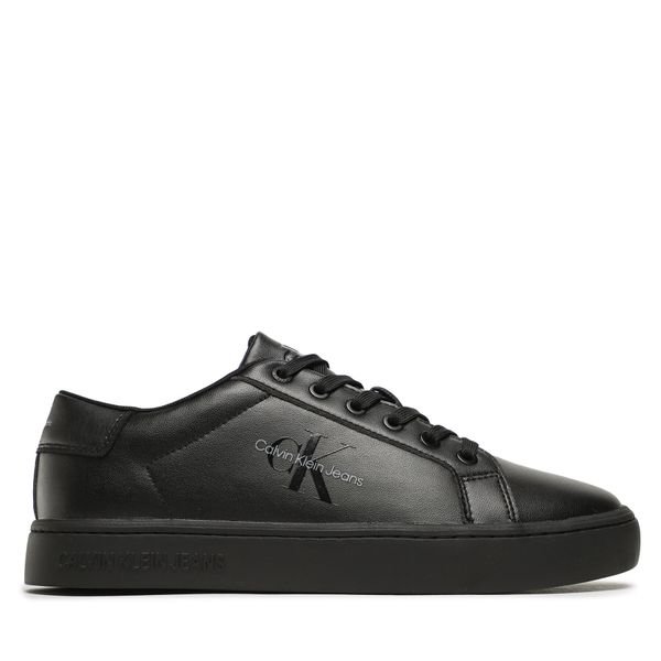 Calvin Klein Jeans Superge Calvin Klein Jeans Classic Cupsole Laceup Low Lth YM0YM00491 Črna