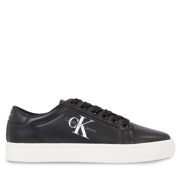 Calvin Klein Jeans Superge Calvin Klein Jeans Classic Cupsole Laceup Lth Wn YW0YW01269 Črna