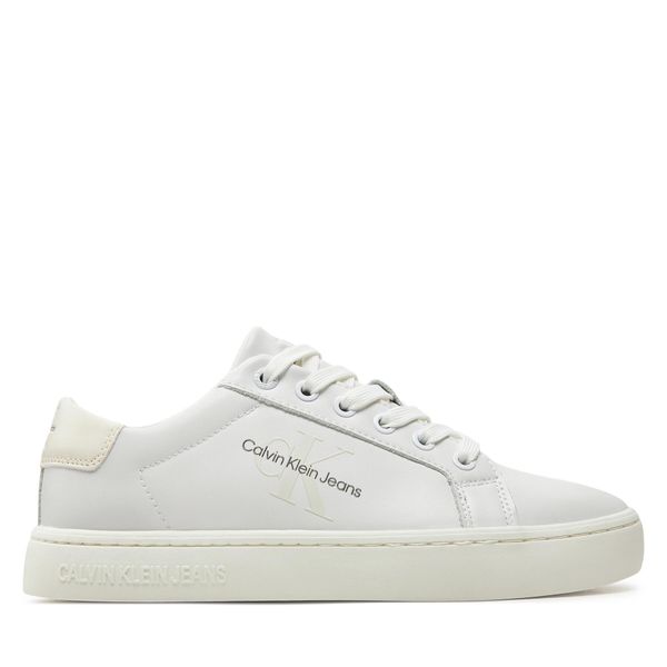 Calvin Klein Jeans Superge Calvin Klein Jeans Classic Cupsole Laceup YW0YW01269 Bright White/Creamy White 0K8