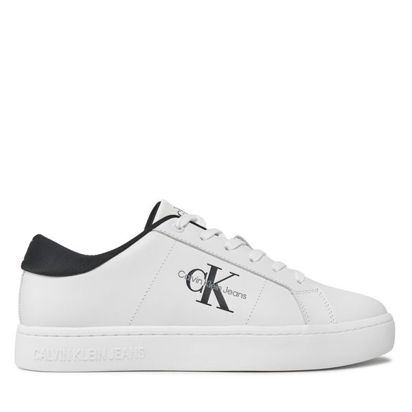 Calvin Klein Jeans Superge Calvin Klein Jeans Classic Cupsole Low Laceup Lth YM0YM00864 Bež