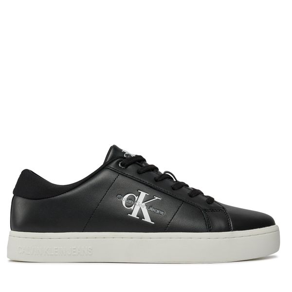 Calvin Klein Jeans Superge Calvin Klein Jeans Classic Cupsole Low Laceup Lth YM0YM00864 Black/Bright White 0GM
