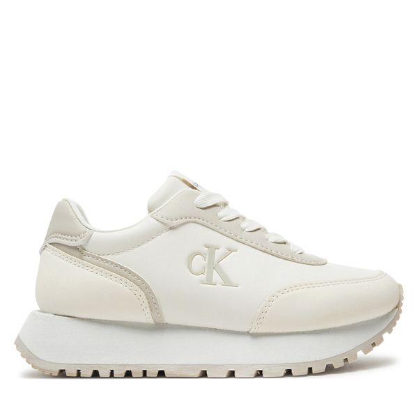 Calvin Klein Jeans Superge Calvin Klein Jeans Low Cut Lace-Up Sneaker V3A9-81004-1269 M Écru