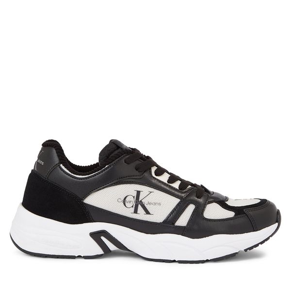 Calvin Klein Jeans Superge Calvin Klein Jeans Retro Tennis Laceup Coui YM0YM00793 Black/Creamy White 00W