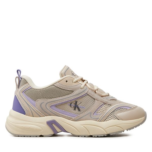 Calvin Klein Jeans Superge Calvin Klein Jeans Retro Tennis Su-Mesh Wn YW0YW00891 Écru