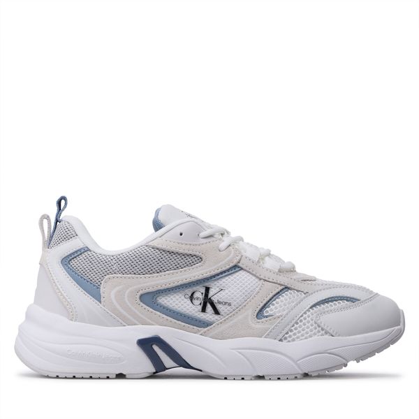 Calvin Klein Jeans Superge Calvin Klein Jeans Retro Tennis Su-Mesh YM0YM00589 White/Iceland Blue 01S