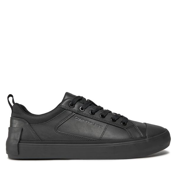 Calvin Klein Jeans Superge Calvin Klein Jeans Vulcanized Low Laceup Mix In Uc YM0YM00894 Triple Black 0GT