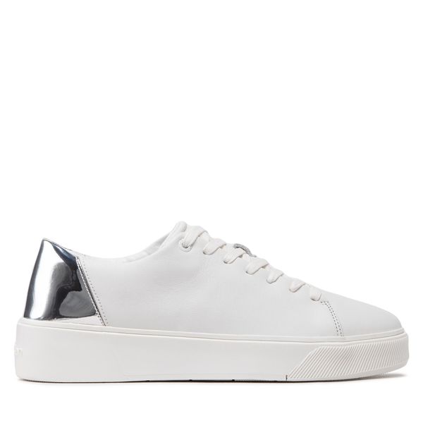 Calvin Klein Superge Calvin Klein Low Top Lace Up HM0HM00824 White/Silver 0K6