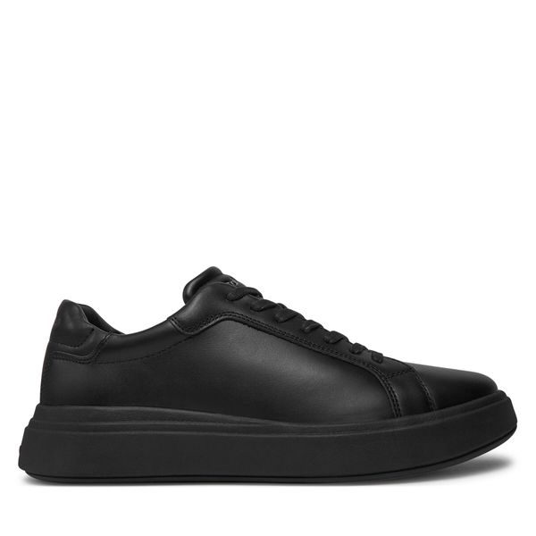 Calvin Klein Superge Calvin Klein Low Top Lace Up Lth HM0HM01016 Črna