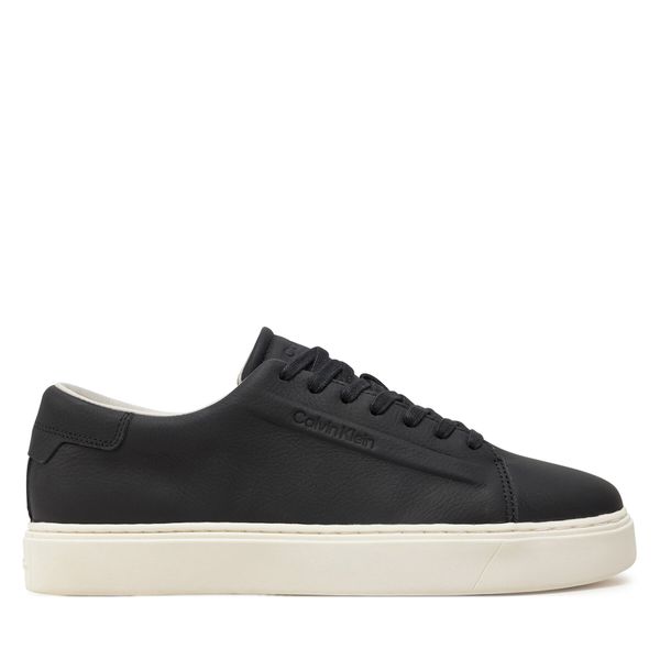 Calvin Klein Superge Calvin Klein Low Top Lace Up Lth HM0HM01516 Črna