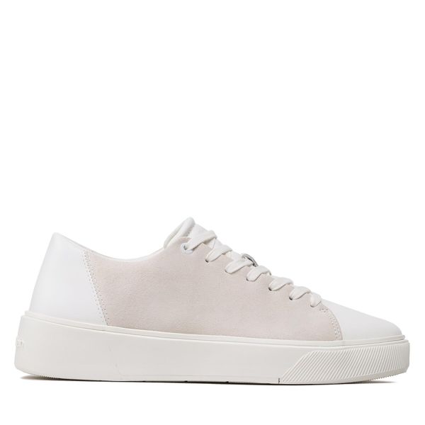 Calvin Klein Superge Calvin Klein Low Top Lace Up Lth Mix HM0HM01005 Siva