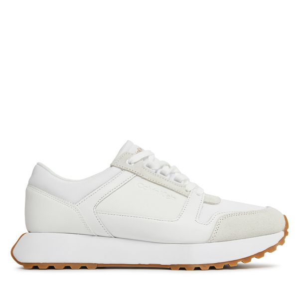 Calvin Klein Superge Calvin Klein Low Top Lace Up Mix HM0HM00853 White/Gum OK5