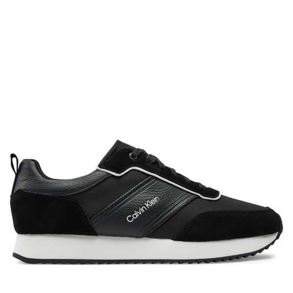 Calvin Klein Superge Calvin Klein Low Top Lace Up Mix HM0HM01554 Črna