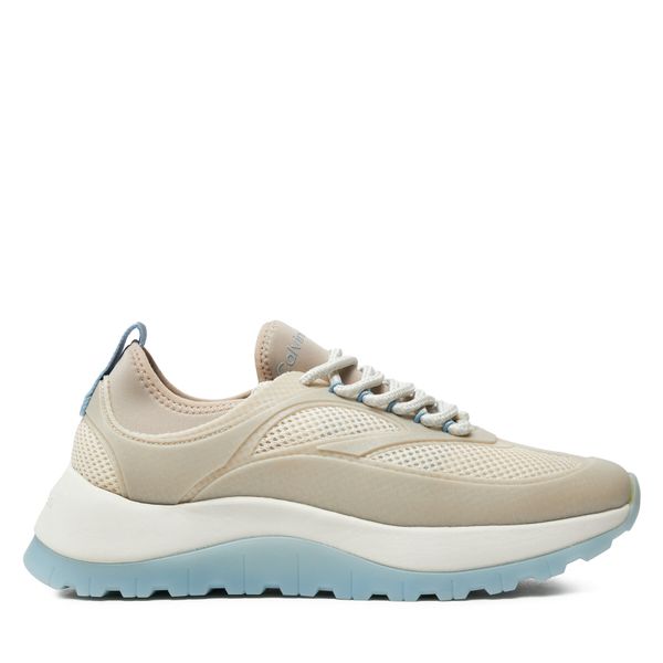 Calvin Klein Superge Calvin Klein Runner Lace Up Pearl Mix M HW0HW02079 Bež