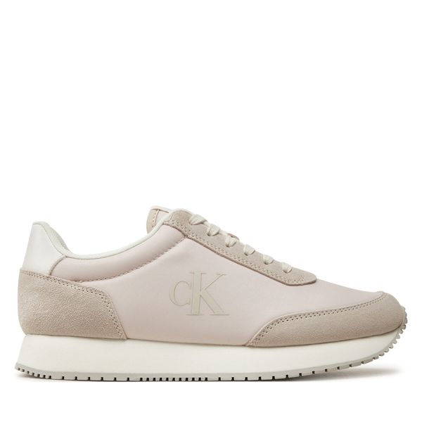 Calvin Klein Superge Calvin Klein Runner Laceup Low Mg Mix YW0YW01615 Bež