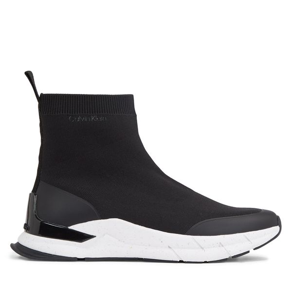 Calvin Klein Superge Calvin Klein Sockboot Runner HM0HM01241 Black/Bright White BEH