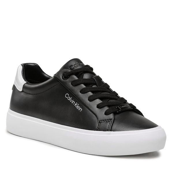 Calvin Klein Superge Calvin Klein Vulc Lace Up HW0HW01681 Črna