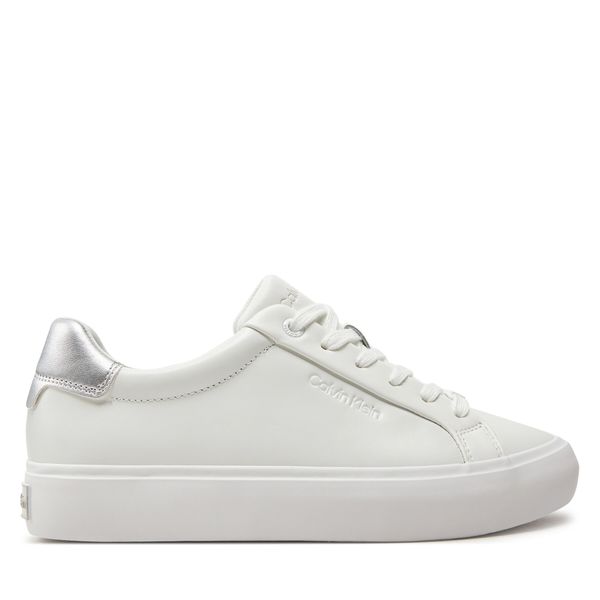 Calvin Klein Superge Calvin Klein Vulcanized Lace Up Lth HW0HW02134 Bela