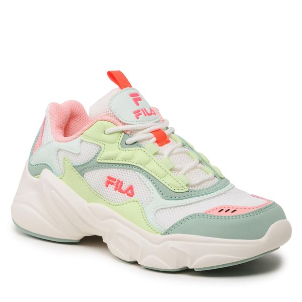 Fila Superge Fila Collene Cb Kids FFK0083.13229 Marshmallow/Lime Cream