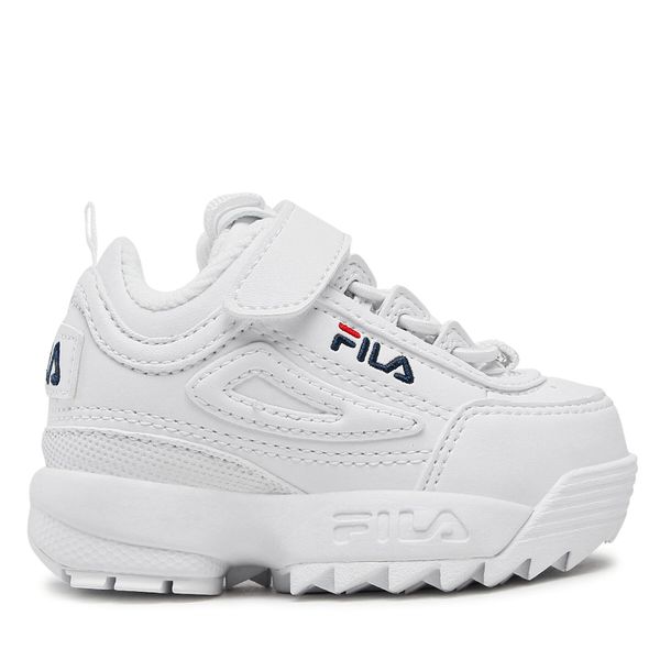 Fila Superge Fila Disruptor E Infants 1011298.1FG White