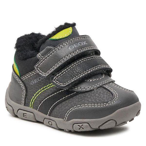 Geox Superge Geox B Balu' B.A B1636A 0CEME C1267 Dk Grey/Lime