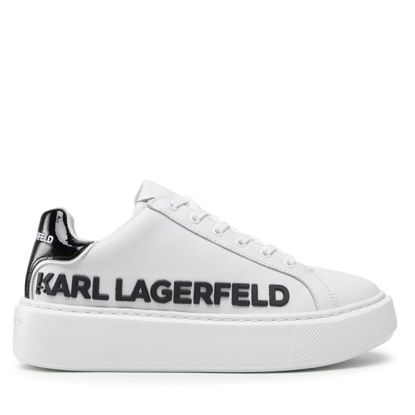 KARL LAGERFELD Superge KARL LAGERFELD KL62210 White Lthr w/Black