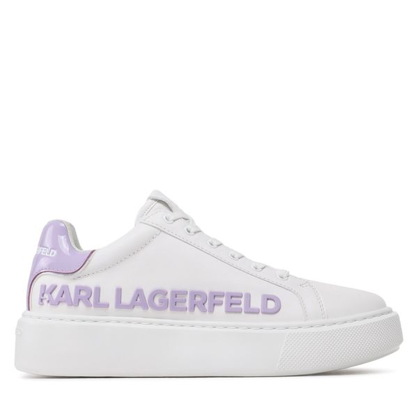 KARL LAGERFELD Superge KARL LAGERFELD KL62210 White Lthr w/Lilac