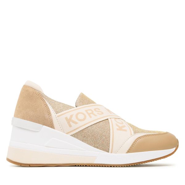 MICHAEL Michael Kors Superge MICHAEL Michael Kors Geena Slip On Trainer 43F3GNFP2D Camel Multi