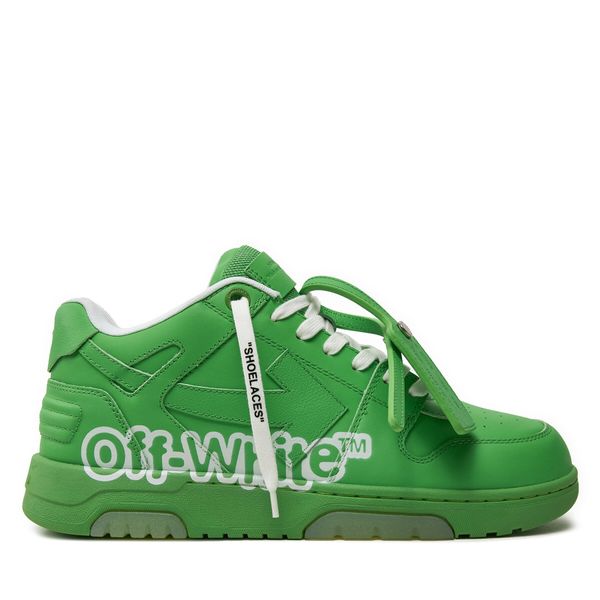 Off-White Superge Off-White OMIA189S22LEA0045501 Zelena