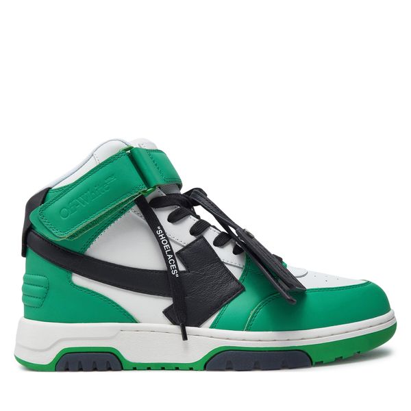 Off-White Superge Off-White OMIA259S23LEA0015510 Zelena