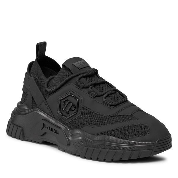 PHILIPP PLEIN Superge PHILIPP PLEIN Runner Hexagon FACS USC0399 PTE003N Črna