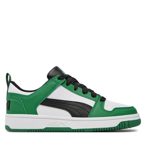 Puma Superge Puma Rebound Layup Lo SL Jr 370490 PUMA White-PUMA Black-Archive Green