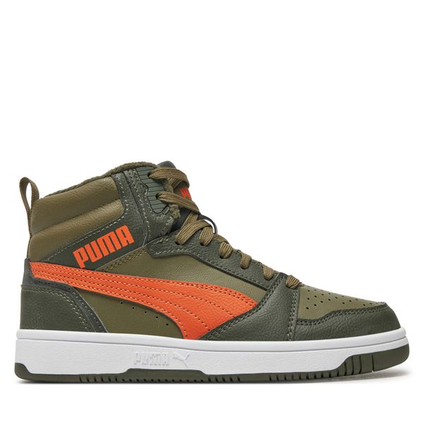 Puma Superge Puma Rebound V6 Mid Wtr Jr 394685 05 Khaki