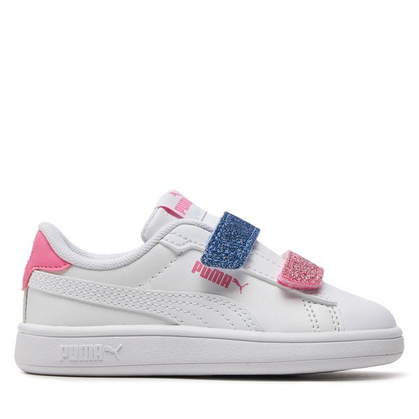 Puma Superge Puma Smash 3.0 L Glitter Velcro V Inf 395610-01 Bela
