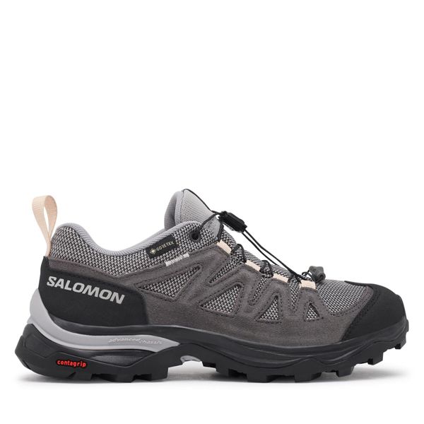 Salomon Superge Salomon X Ward Leather GORE-TEX L47182400 Črna