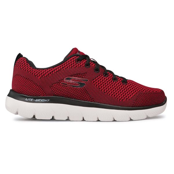 Skechers Superge Skechers Brisbane 232057/RDBK Bordo rdeča