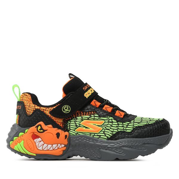 Skechers Superge Skechers Dino Lights 400615L/BKOR Črna